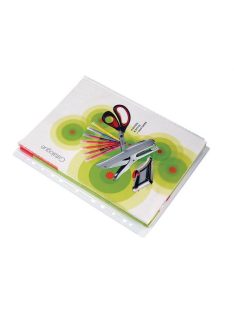   Katalógustartó genotherm, lefűzhető, A4, 100 mikron, víztiszta, 20mm, VICTORIA OFFICE (INV31239)