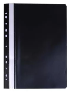   Gyorsfűző, lefűzhető, PP, A4, VICTORIA OFFICE, fekete (INV4130701)