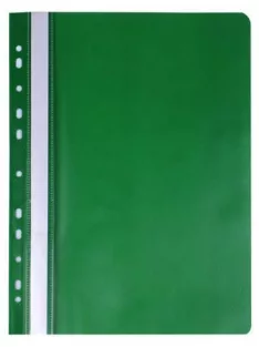   Gyorsfűző, lefűzhető, PP, A4, VICTORIA OFFICE, zöld (INV4130704)