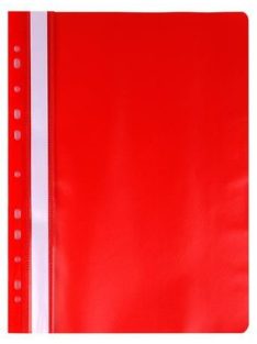   Gyorsfűző, lefűzhető, PP, A4, VICTORIA OFFICE, piros (INV4130705)