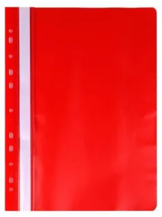   Gyorsfűző, lefűzhető, PP, A4, VICTORIA OFFICE, piros (INV4130705)