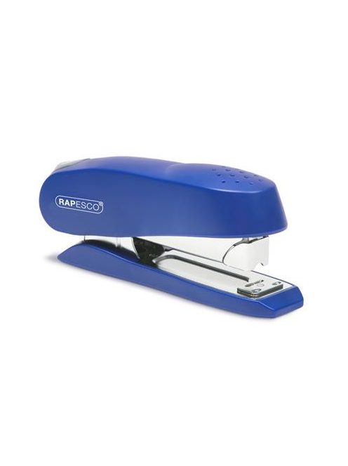 Tűzőgép, 24/6-8, 26/6-8, 50 lap, RAPESCO "Luna Half-Strip", kék (IR0237)