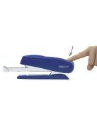 Tűzőgép, 24/6-8, 26/6-8, 50 lap, RAPESCO "Luna Half-Strip", kék (IR0237)