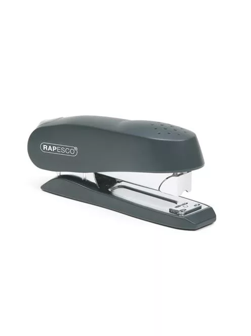 Tűzőgép, 24/6-8, 26/6-8, 50 lap, RAPESCO "Luna Half-Strip", fekete (IR0238)