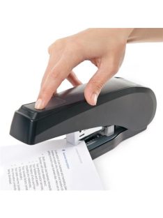   Tűzőgép, 24/6, 923/8-12, nagyteljesítményű, 90 lap, könnyített tűzés, RAPESCO "ECO X5", fekete (IR1170)