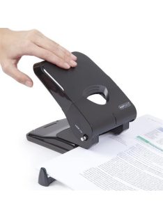   Lyukasztó, kétlyukú, 50 lap, könnyített lyukasztás, RAPESCO "X5", fekete (IR1233)