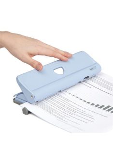   Lyukasztó, négylyukú, 22 lap, fém, RAPESCO "720", világoskék (IR1348)