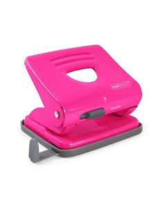   Lyukasztó, kétlyukú, 25 lap, fém, RAPESCO "825", pink (IR1360)