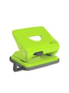 Lyukasztó, kétlyukú, 25 lap, fém, RAPESCO "825", zöld (IR1361)