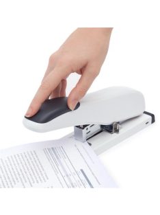   Tűzőgép, nagyteljesítményű, 923/6-13, 24/6-8, 100 lap, antibakteriális, RAPESCO "ECO HD-100", fehér (IR1386)