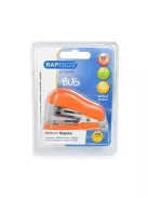 Tűzőgép, 24/6, 26/6, 12 lap, RAPESCO "Bug Mini", narancs (IR1410)