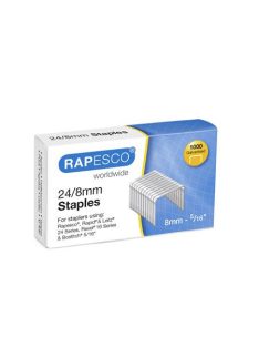 Tűzőkapocs, 24/8, horganyzott, RAPESCO (IR1456)