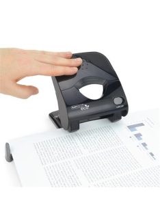   Lyukasztó, kétlyukú, 30 lap, könnyített lyukasztás, RAPESCO "ECO X5", fekete (IR1523)
