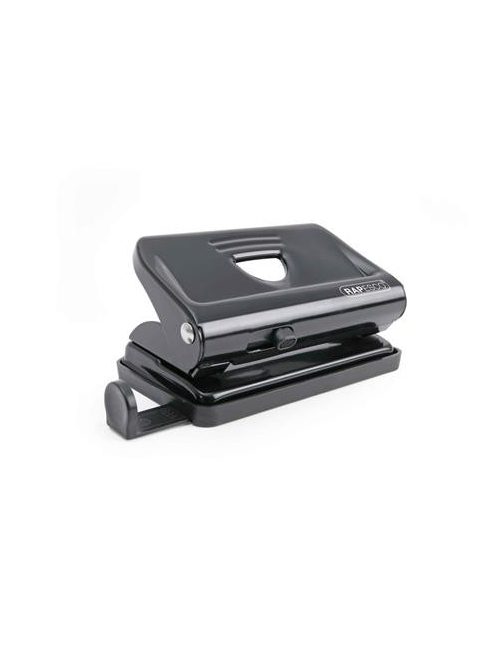 Lyukasztó, kétlyukú, 12 lap, fém, RAPESCO "810", fekete (IRPF810MB1)