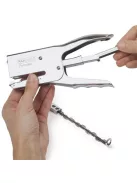 Tűzőgép, kézi, 24/6-8, 26/6-8, 45 lap, fém, RAPESCO "Porpoise", ezüst (IRR81000A3)