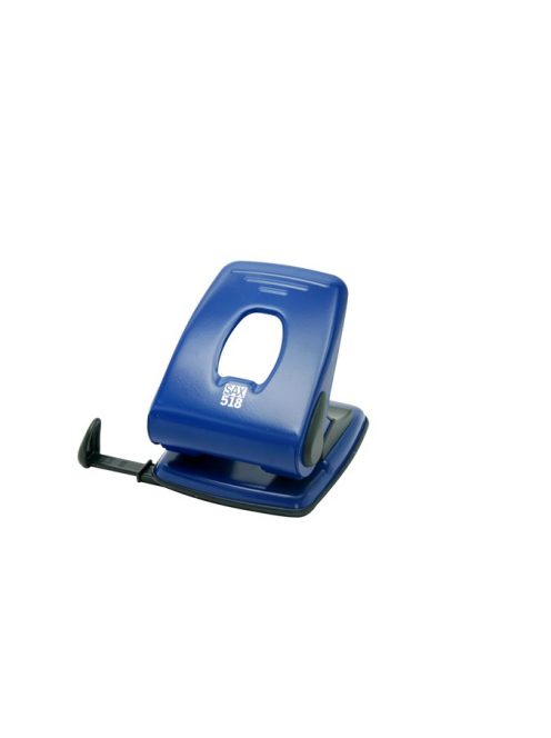 Lyukasztó, kétlyukú, 40 lap, SAX "518", kék (ISA518K)