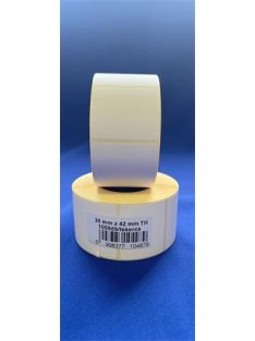   Etikett, thermo, 35x42 mm, 1000 etikett/tekercs, fehér (ISCT3542F)