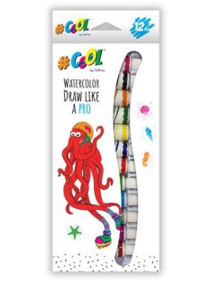 Tempera készlet, 12 darabos, COOL BY VICTORIA (ISCTK12SZ)