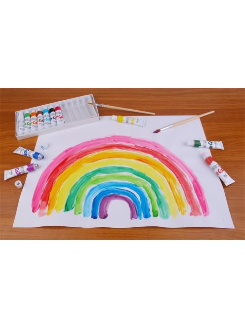 Tempera készlet, 12 darabos, COOL BY VICTORIA (ISCTK12SZ)