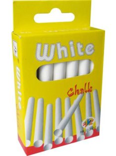 Táblakréta, kerek, fehér (ISKE163)