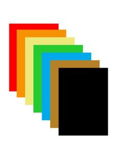   Színes papír, A4, 80 g, 6x15+10 lap, vegyes színek (ISKE189)