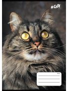 Füzet, tűzött, A5, vonalas, 32 lap, 1. osztály, COOL BY VICTORIA, "Animals", 14-32 (ISVFC68)