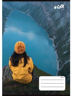   Füzet, tűzött, A5, vonalas, 32 lap, 4-8. osztály, COOL BY VICTORIA, "Yellow jacket", 21-32 (ISVFC71)