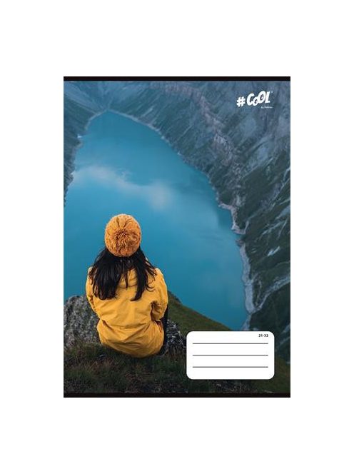 Füzet, tűzött, A5, vonalas, 32 lap, 4-8. osztály, COOL BY VICTORIA, "Yellow jacket", 21-32 (ISVFC71)