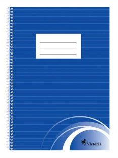   Spirálfüzet, A4, vonalas, 70 lap, VICTORIA PAPER (ISVFS70V)