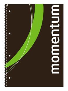   Spirálfüzet, A4, sima, 90 lap, perforált, lyukasztott, VICTORIA PAPER, "Momentum" (ISVFS90S)