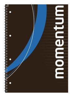  Spirálfüzet, A4, vonalas, 90 lap, perforált, lyukasztott, VICTORIA PAPER, "Momentum" (ISVFS90V)