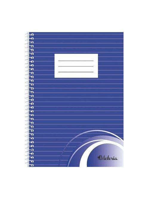 Spirálfüzet, A5, vonalas, 70 lap, VICTORIA PAPER (ISVFSA5V)