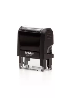   Bélyegző, TRODAT "Printy 4912", fekete ház, fekete párnával (IT4912F)