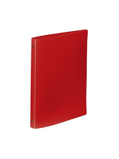 Gyűrűs könyv, 4 gyűrű, 25 mm, A4, PP, VIQUEL "Essentiel", piros (IV020901)