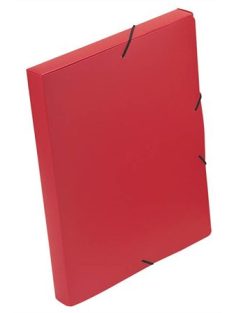   Gumis mappa, 30 mm, PP, A4, VIQUEL "Essentiel", piros (IV021301)