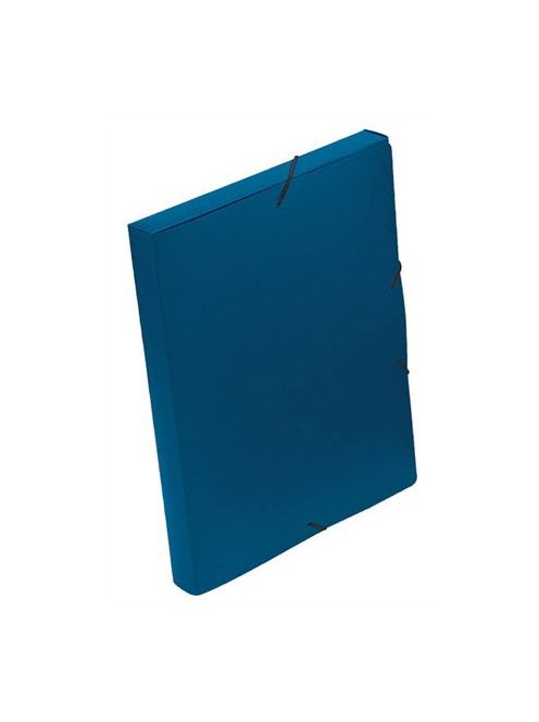 Gumis mappa, 30 mm, PP, A4, VIQUEL "Essentiel", kék (IV021302)