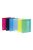 Gumis mappa, 30 mm, PP, A4, VIQUEL "Coolbox", áttetsző  vegyes színek (IV021383)