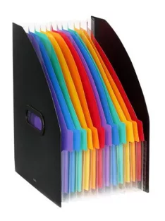   Iratpapucs, PP, 12 részes, VIQUEL, "Rainbow Class", fekete (IV111187)