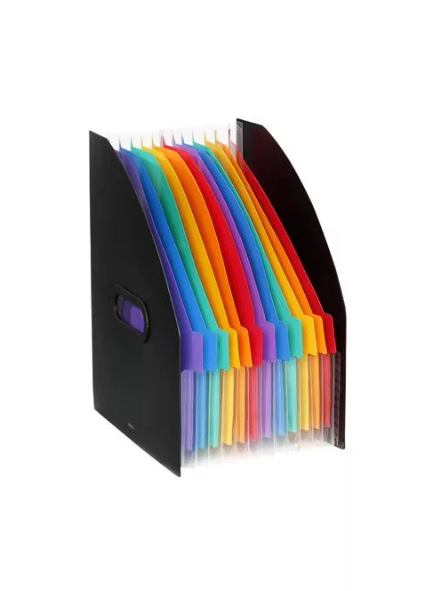 Iratpapucs, PP, 12 részes, VIQUEL, "Rainbow Class", fekete (IV111187)