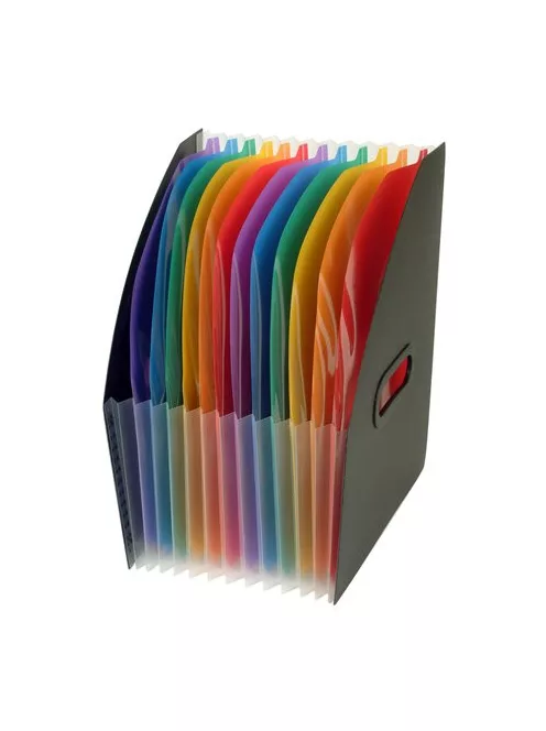 Iratpapucs, PP, 12 részes, VIQUEL, "Rainbow Class", fekete (IV111187)