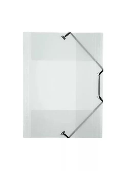 Gumis mappa, 15 mm, PP, A4, VIQUEL "Propyglass", áttetsző (IV113340)