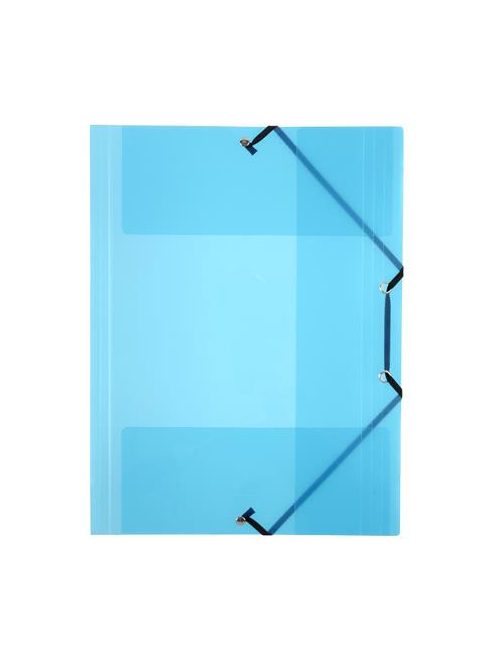 Gumis mappa, 15 mm, PP, A4, VIQUEL "Propyglass", kék (IV113372)