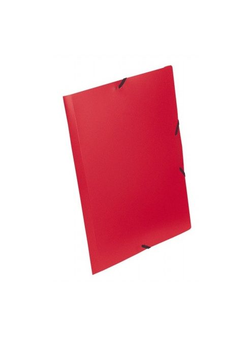 Gumis mappa, 15 mm, PP, A4, VIQUEL "Essentiel", piros (IV133001)