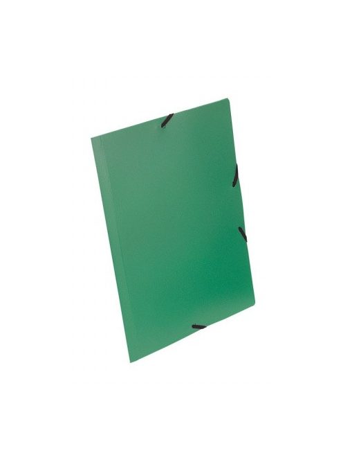Gumis mappa, 15 mm, PP, A4, VIQUEL "Essentiel", zöld (IV133003)