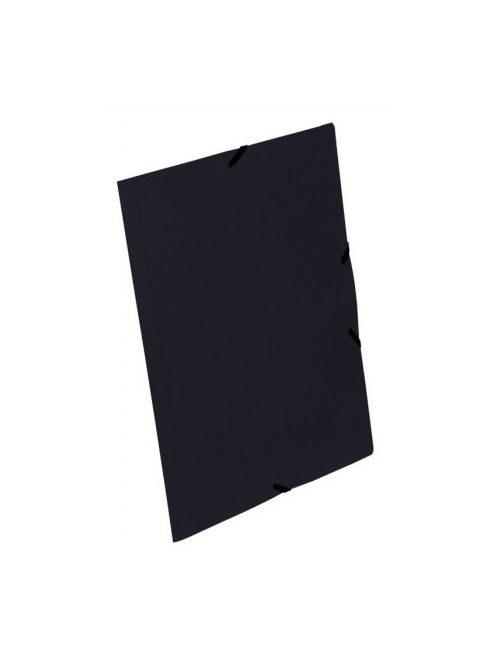 Gumis mappa, 15 mm, PP, A4, VIQUEL "Essentiel", fekete (IV133005)