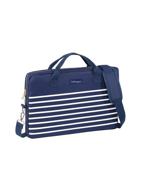 Notebook táska, 15,6", VIQUEL CASAWORK "Marin", kék-fehér (IV752874)
