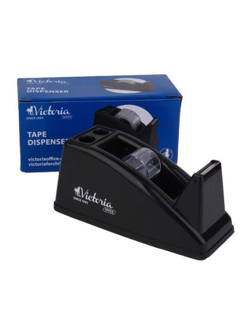Ragasztószalag-adagoló, asztali, VICTORIA OFFICE (IVRASZAD)