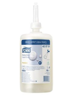   Folyékony szappan, 1 l, S1 rendszer, TORK "Érzékeny bőrre", fehér (KHH045U)