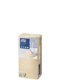   Szalvéta, 1/4 hajtogatott, 2 rétegű, 23,8x24 cm, Advanced, TORK "Cocktail", homokszín (KHH184)