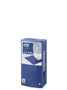   Szalvéta, 1/4 hajtogatott, 2 rétegű, 23,8x24 cm, Advanced, TORK "Koktélszalvéta", sötétkék (KHH290)